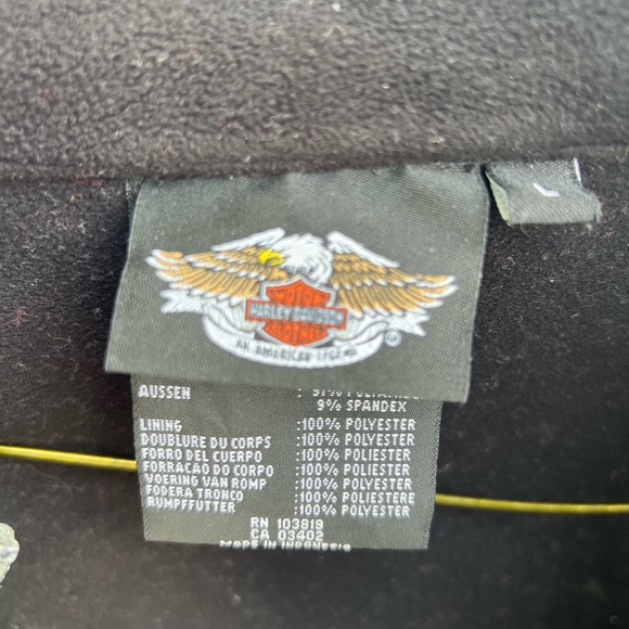 Harley Davidson lightweight jacket with elbow pads - Picture 2 of 6